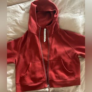 Lululemon Oversized Scuba full zip Cayenne M/L